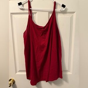 Lane Bryant Cranberry Buttoned Camisole